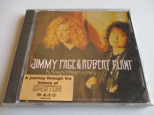 JIMMY PAGE &ROBERT PLANT A SONGWRITING LEGACY CD 10 TRACKS LED ZEPPELIN PROMONEW - Picture 2 of 3