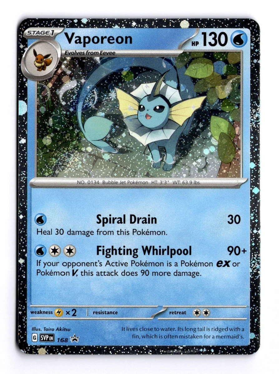 vaporeon pokemon card full art Vaporeon Pokémon TCG Cards for sale