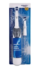 Equate Easyflex Total Power Battery Toothbrush, Includes 2 Replacement Heads