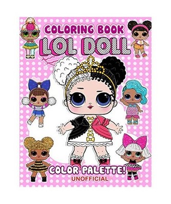 Color Palette! - Lol Doll Coloring Book: Cute coloring pages for girls, suitable