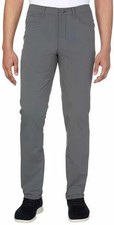 NEW Kirkland Signature Men  s 5 Pocket Performance Pant, Gray, Size 34x34