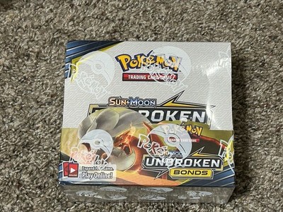 Pokmon TCG Sun & Moon Unbroken Bonds Booster Box Sealed English 2019 CLEAN! | eBay Pokmon TCG Sun & Moon Unbroken Bonds Booster Box Sealed English 2019 CLEAN! | eBay