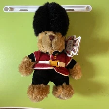 11” Keel Toys Plush! Red Royal Guardsman Teddy Bear Collectible Toy! With Tag!