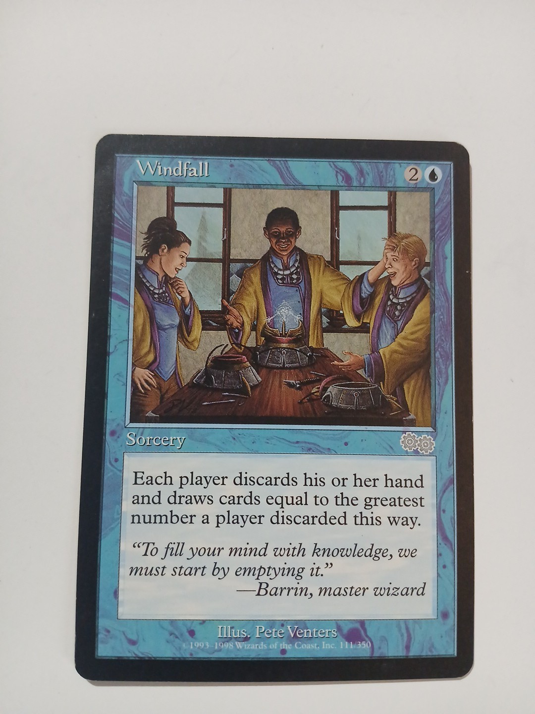 Magic The Gathering Windfall Urza's Saga LP Condition ●242