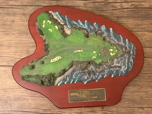 Fairway Replicas Pebble Beach Holes 6 7 8 Golf Course Replica Model