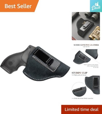 Universal Suede Leather IWB Holster for J Frame Revolvers - Quick Draw Design