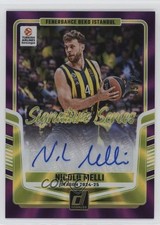 2024-25 Panini Donruss EuroLeague Holo Purple Laser 5/25 Nicolo Melli Auto 14mf