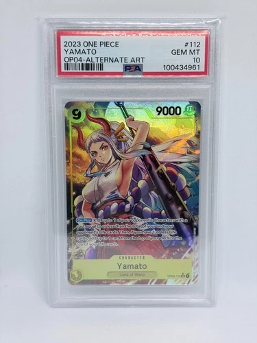 Yamato OP04-112 Alt Art PSA 10 English One Piece Kingdoms Of Intrigue