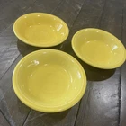 Fiesta Fiestaware Sunflower Yellow 6 oz. Fruit Bowl Dessert Trinket Set Of 3