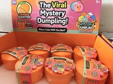 7 NEW Crazy Fun Mystery Dumpling Sherbet Edition Squishy Bun Set Orange Scent