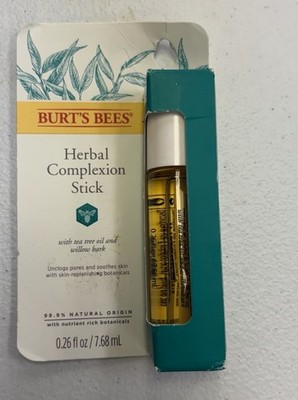 Burts Bees Complexion Stick Spot Treatment Tea Tree Oil  Willow Bark NEW