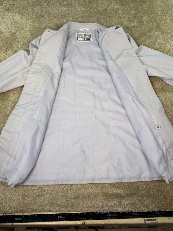 Abrigo Chaqueta Trendz Vintage Botones Ocultos Talla 12 Mujer Tranquilo Lujo Miss Foto 3 de 4