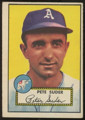 1952 Topps Pete Suder #256 VG