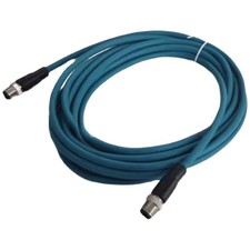 Keyence OP-88090 Ethernet cable M12 4pin - M12 4pin 5m