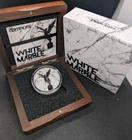 2024 1 oz .999 Silver Libertad Mexico Colorized White Marble Edition Coin Low Mi