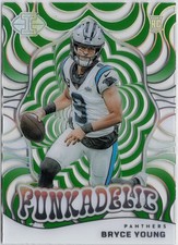 2023 Panini Illusions #13 Bryce Young Funkadelic Emerald RC Rookie