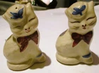 Vintage SHAWNEE Pottery Puss 'N Boots Cat Salt & Pepper Shakers