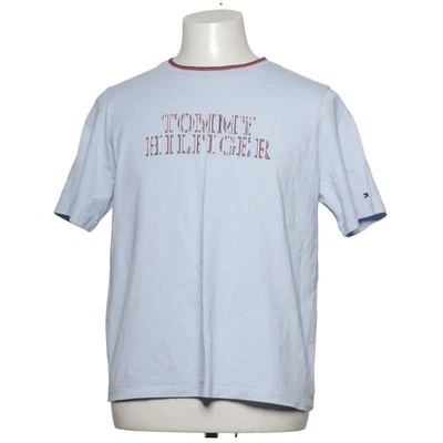 Tommy Hilfiger, t-shirt, taille : L, bleu/rouge/blanc, imprimé, homme #UJt - Photo 1/4