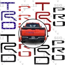 3D Tailgate Inserts Letters Emblem Badge For Tundra TRD PRO 2022 2023 2024 2025