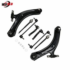 For 2007-2012 Nissan Sentra 8pcs Front Lower Control Arms Tie Rods End Sway Bars For 2007-2012 Nissan Sentra 8pcs Front Lower Control Arms Tie Rods End Sway Bars