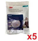 3M 8233 N100 Particulate Respirator Smoke Protection Mask Exhalation Valve LOT