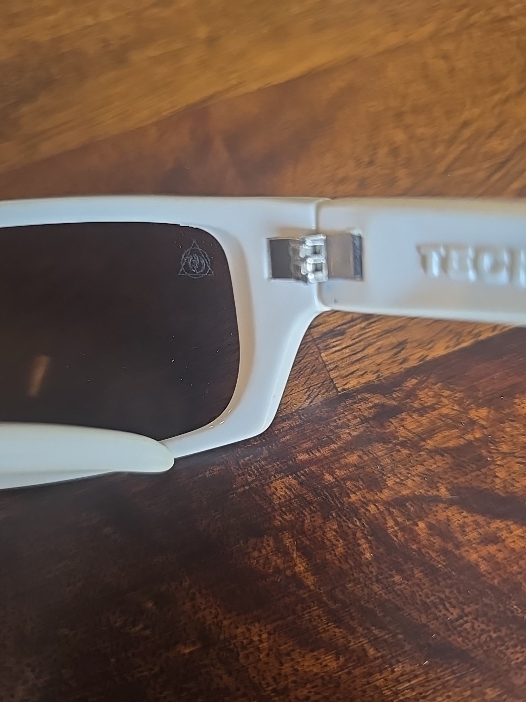 Electric Technician Sunglasses White Frames Vinta… - image 12