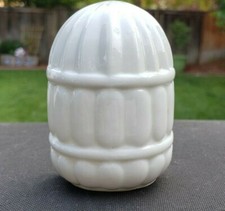 White Bird feeder / Waterer 3" Tall x 2 " Wide Made in Japan Mark - 1940's
