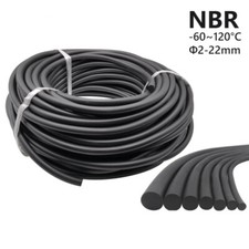 Schwarz Solide NBR Gummi Rundstab Dichtung Rundschnur gummistange &Phi;2-22mm