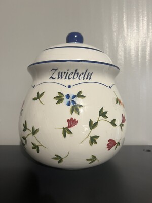 Zwiebeln Garlic Keeper Wellco-Design vanWell Marianna Edles Porzellan ( T 10 )