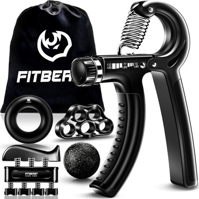 Adjustable Hand Grip Strengthener Kit - 5 Pack