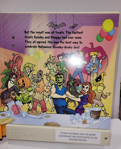Scooby-doo! Haunted Halloween Record a Book Hardcover From Collector's Collectio - Picture 9 of 13