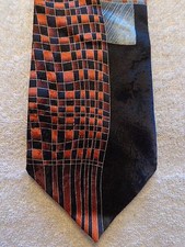 MG MENS TIE COLORFUL GEOMETRIC 3.75 X 59