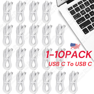 PD USB C to USB C Charger Cable Type C 60W For iPhone 15 Pro MacBook Samsung Lot