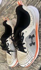 Under Armour Running Shoes Charged Assert 10 3026175-101 White Sneakers Men's 11