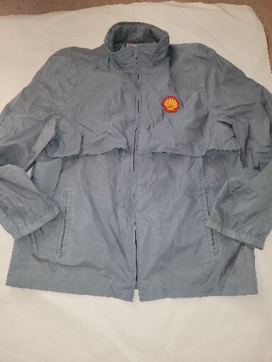 Vintage Shell Logo Employee Wear Guard Jacket Mens XL | eBay