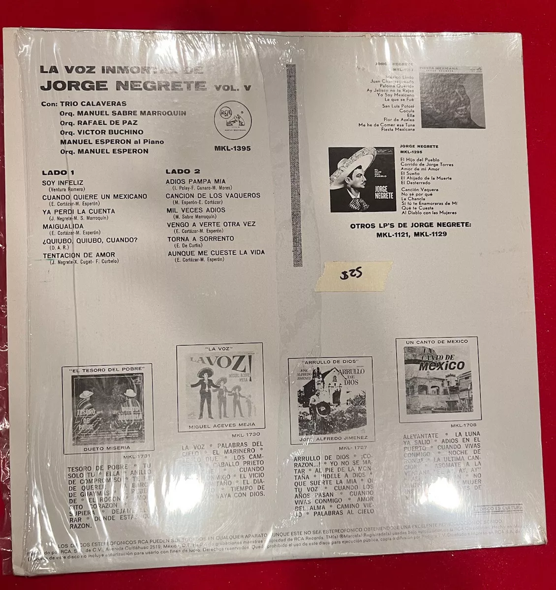 Jorge Negrete, La Voz Inmortal de Jorge Negrete Vol.V, Ranchero