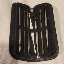 7pcs Stainless Pimple Popper Blackhead Remover Kit Tools Comedone Zit Extractor