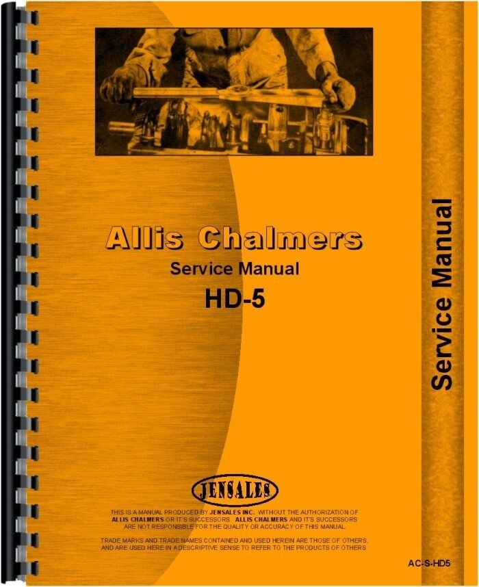Allis Chalmers HD5 Crawler Tractor Service Repair Manual Download