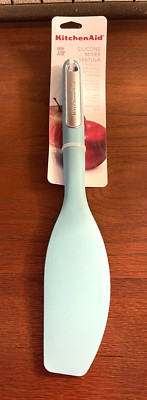 KitchenAid Silicone Mixer Spatula - Multipurpose Kitchen Bowl Scraper Tool, Blue
