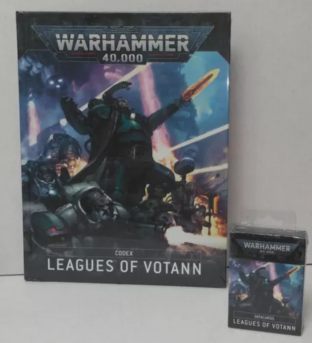 Codex Leagues of Votann Hardcover + Datacards Warhammer 40,000  New Sealed