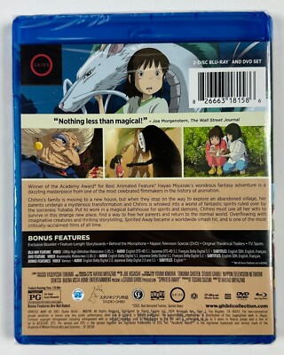 Spirited Away (Blu-ray + DVD) from Studio Ghibli NEW & SEALED
