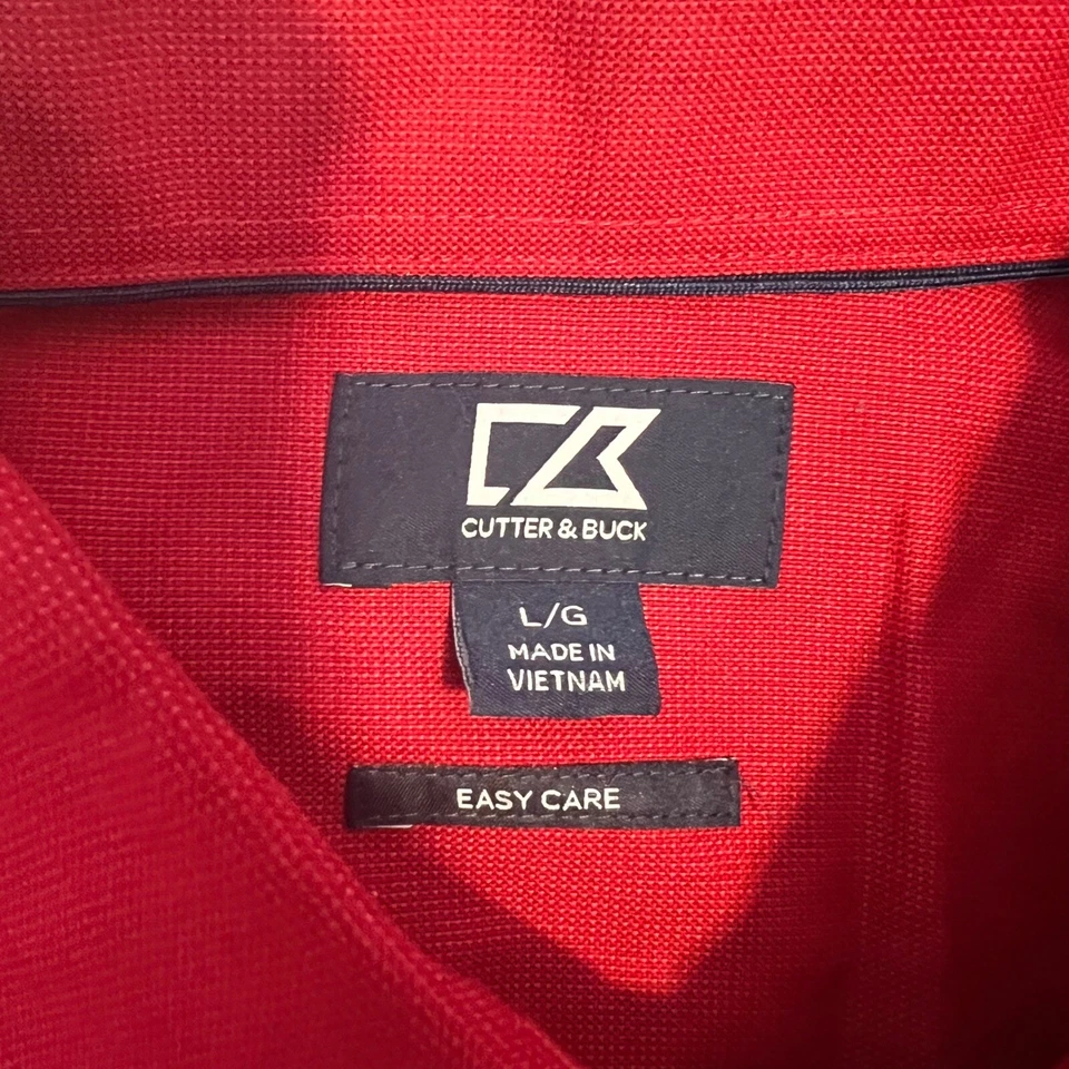 Cutter & Buck Button Down Shirt Oklahoma Sooners Rose Bowl Red Large - Image 3 of 4