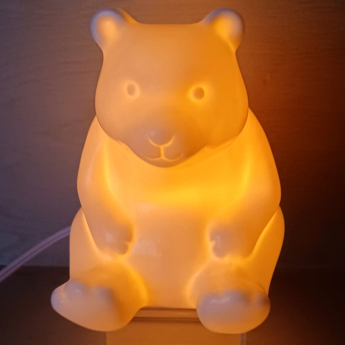 Target Polar White Bear Ceramic Nightlight 7 Table Lamp