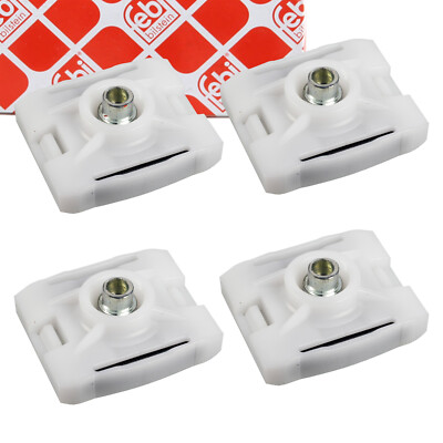 4x febi 08471 Gleitbacke Fensterheber für MERCEDES S-KLASSE W126 1267200142