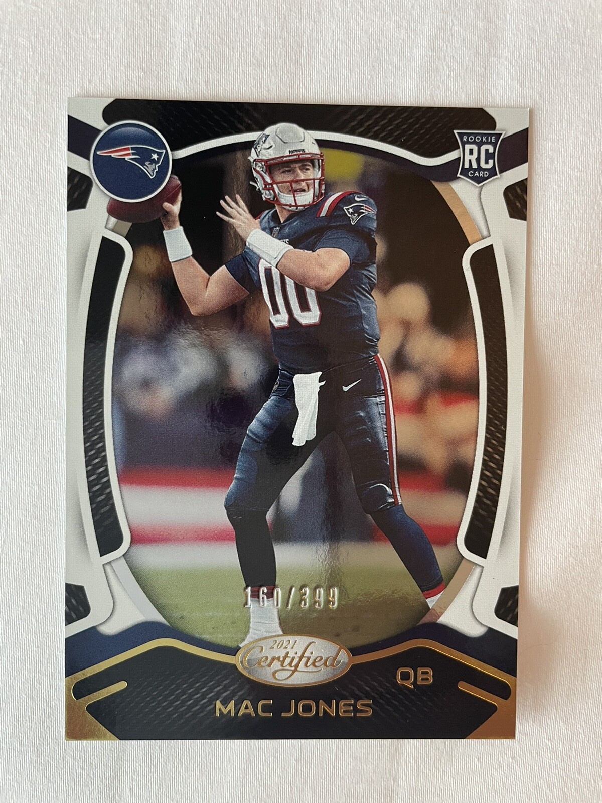 2021 Panini Certified Mac Jones 160/399🔥📈 Patriots Rookie Card RC