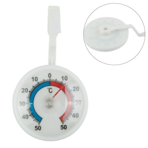 Thermomètre de cuisine ménager cadran rond réfrigérateur et congélateur thermomètre - Photo 1/11