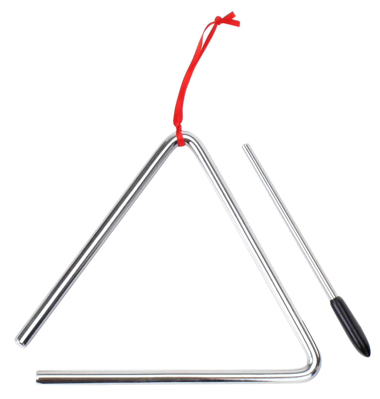 Triangolo Strumento Musicale 15cm Battitore Percussione Metallo Bambino Adulto