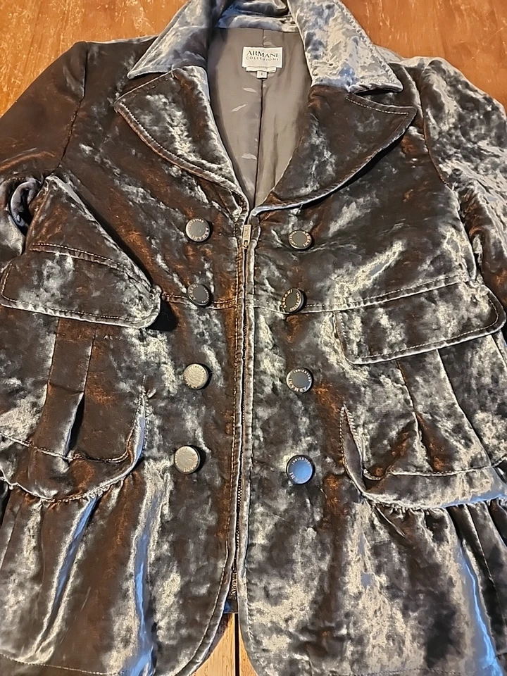 Armani Collezioni ANTINEA SRL Coat Womens Size 6 - Image 2 of 4