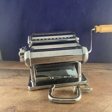 IMPERIA TIPPO LUSSO SP150 MADE IN ITALY PASTA MAKER MACHINE ROLLER HANDLE CLAMP