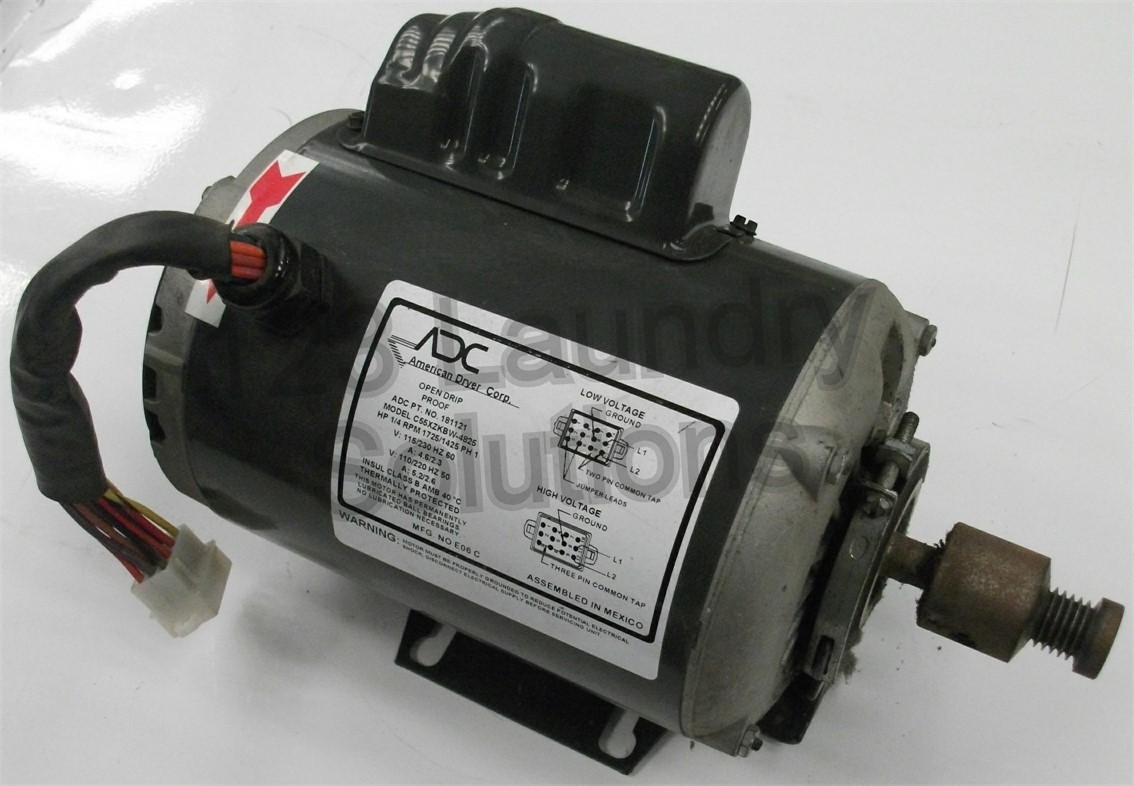 American Dryer Corp. (ADC) Electric Dryer Motor SL31 P/N 181121 [Used